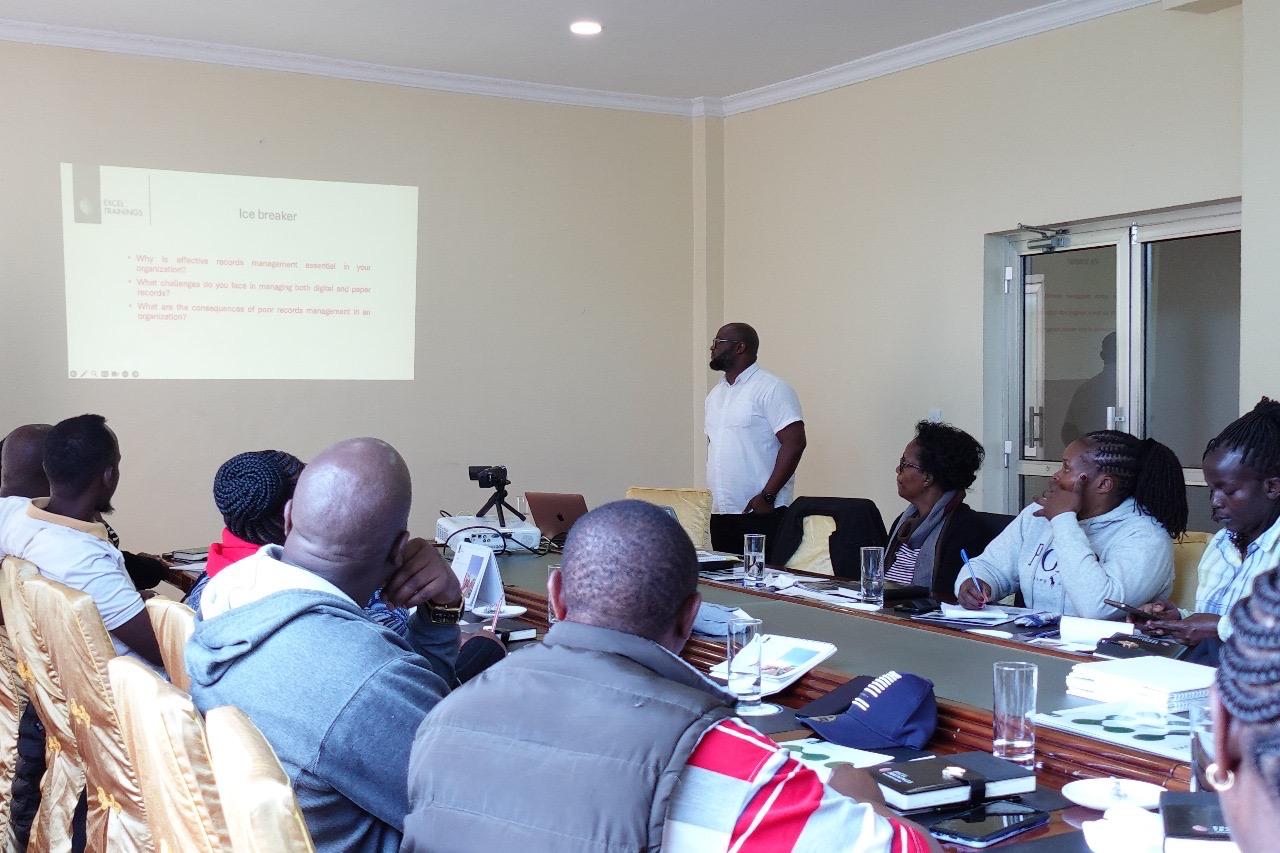 Professional training session facilitated by Frank Mhando